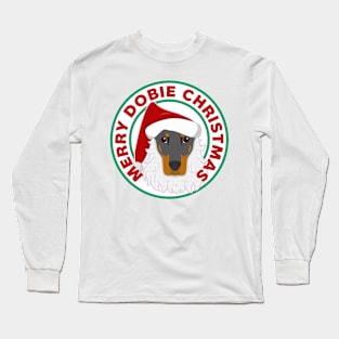 Merry Christmas Doberman Pinscher Long Sleeve T-Shirt